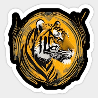 Tiger Graphic Sticker